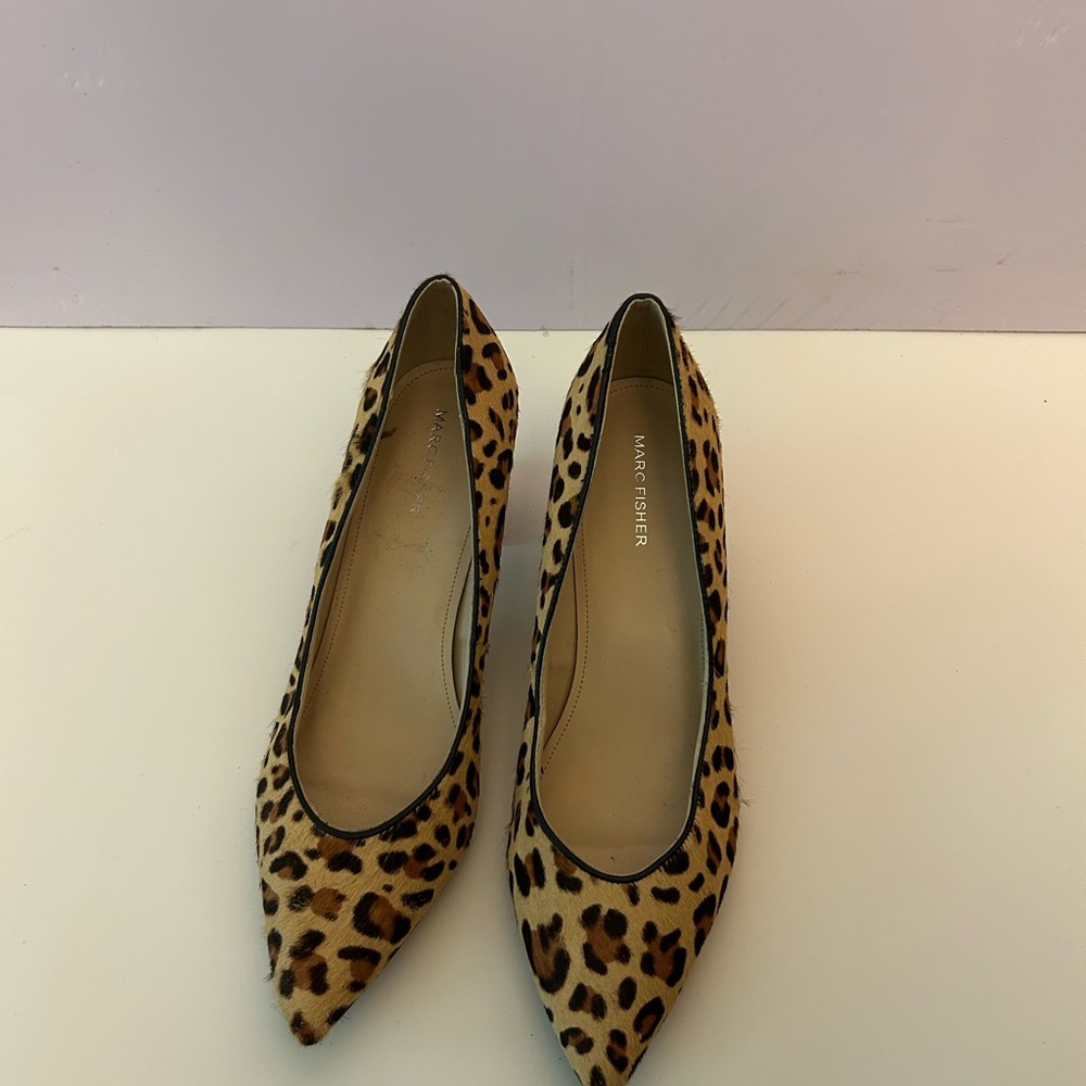 Marc Fisher Brown and Black Heeled Shoes